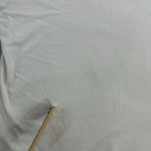 Psycho Bunny Men's T Shirt Size XL 7 Short Sleeve V Neck Embroidered Logo White - Picture 7 of 10